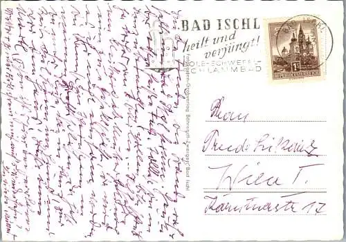 58357 - Oberösterreich - Bad Ischl , mit Zimnitz , Panorama - gelaufen 1963