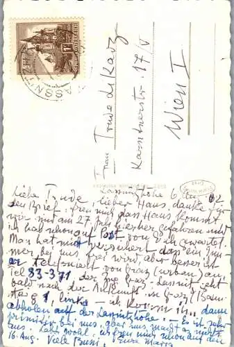 58360 - Steiermark - Graz , Uhrturm vom Schloßberg , Basteigarten - gelaufen 1962