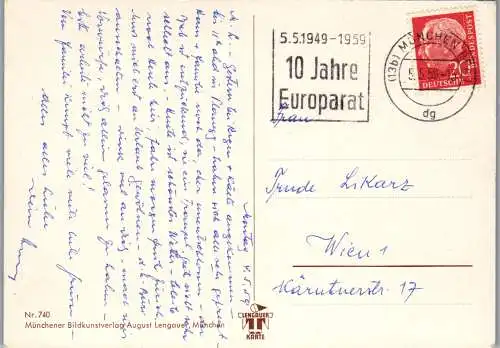 58374 - Deutschland - München , Mehrbildkarte - gelaufen 1959