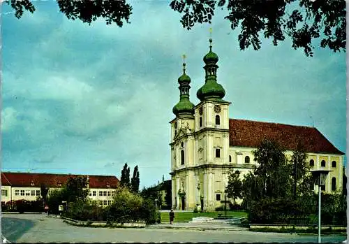 58376 - Burgenland - Frauenkirchen , Wallfahrtskirche - gelaufen 1969