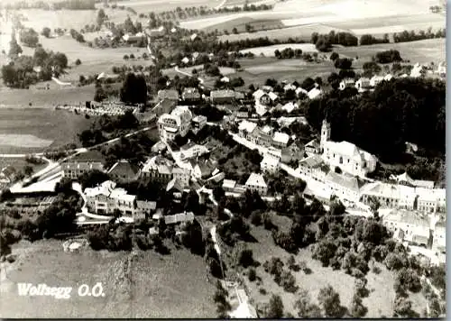 58384 - Oberösterreich - Wolfsegg , Panorama - gelaufen 1966