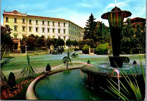 58385 - Italien - Abano Terme , La gran fontana e Terme Roma - gelaufen 1960