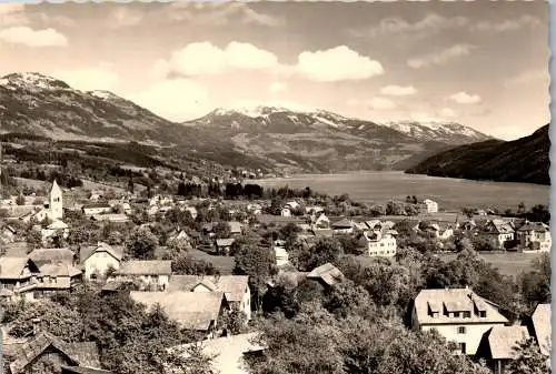 58386 - Kärnten - Seeboden , am Millstättersee , Panorama - gelaufen 1960