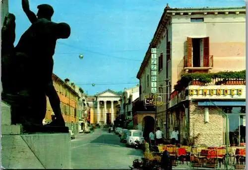 58396 - Italien - Bardolino , Sponda veronese del Lago di Garda , Cafe Moro - gelaufen 1970