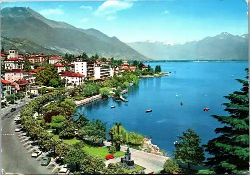 58397 - Schweiz - Locarno , Lago Maggiore , Lungolago - gelaufen 1962