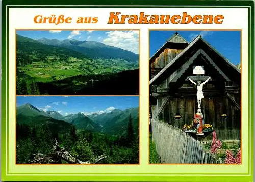 58411 - Steiermark - Krakauebene , Mehrbildkarte - gelaufen 1999