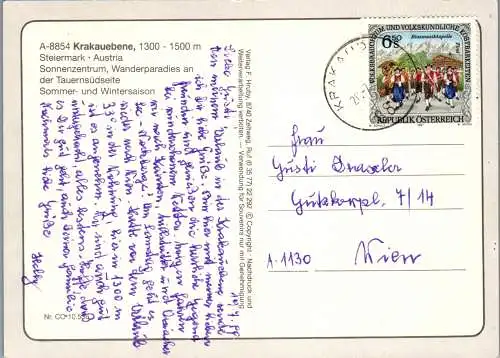 58411 - Steiermark - Krakauebene , Mehrbildkarte - gelaufen 1999
