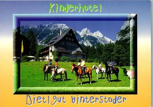 58412 - Oberösterreich - Hinterstoder , Kinderhotel Dietlgut - gelaufen