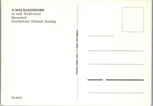58422 - Niederösterreich - Raxendorf , Zeining , Waldviertel , Mehrbildkarte - nicht gelaufen