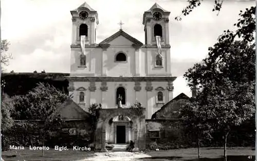 58431 - Burgenland - Loretto , Maria Loretto , Kirche - gelaufen 1963