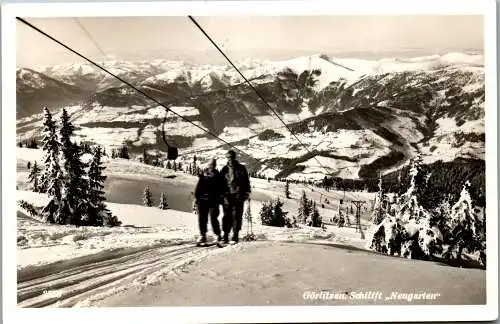 58433 - Kärnten - Görlitzen , Schilift Neugarten , Schlepplift - gelaufen 1957