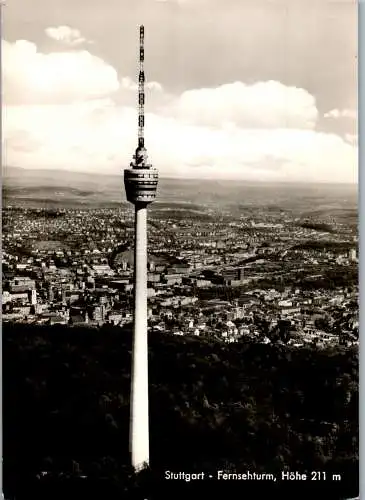 58438 - Deutschland - Stuttgart , Fernsehturm - nicht gelaufen