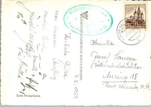 58447 - Niederösterreich - Göttweig , Stift Göttweig , Wachau - gelaufen 1959