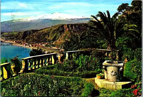 58458 - Italien - Taormina , Mare , neve - gelaufen