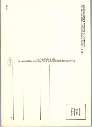 58462 - Oberösterreich - linz , Zisterzienserstift Wilhering - nicht gelaufen