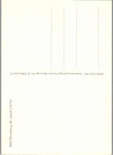58468 - Deutschland - Straubing , St. Jakob , Inneres - nicht gelaufen