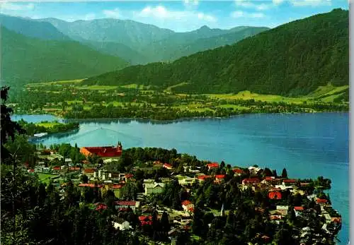 58494 - Deutschland - Rottach Egern , Tegernsee mit Blauberge - nicht gelaufen