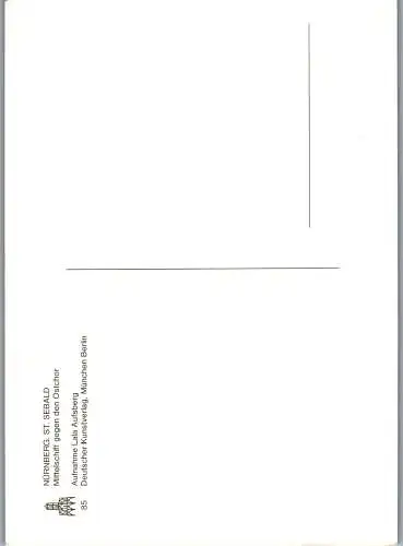 58495 - Kirchen - Nürnberg , St. Sebald , Mittelschiff gegen den Ostchor - nicht gelaufen