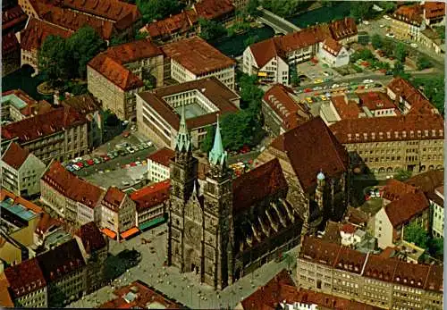 58500 - Deutschland - Nürnberg , St. Lorenzkirche - nicht gelaufen