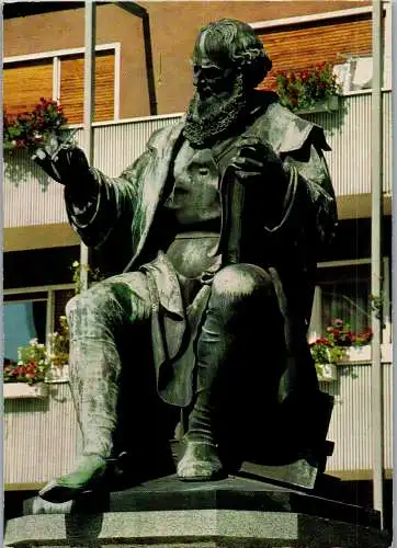 58501 - Schöne Künste - Skulpturen , Nürnberg , Hans Sachs Denkmal - nicht gelaufen