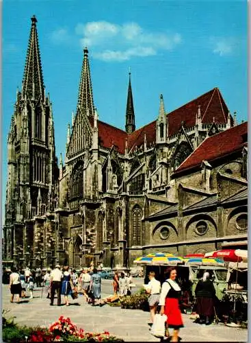 58505 - Deutschland - Regensburg , Dom St. Peter - nicht gelaufen