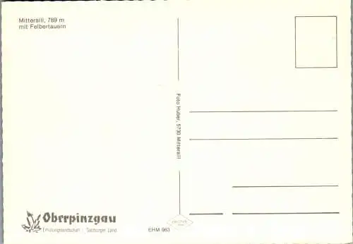 58510 - Salzburg - Mittersill , mit Felbertauern , Panorama - nicht gelaufen