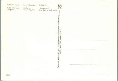 58516 - Tirol - Villgratental , Außervillgraten , Kalkstein , Innervillgraten , Mehrbildkarte - nicht gelaufen