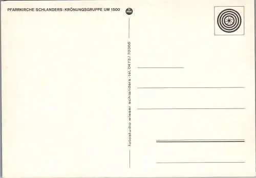 58519 - Kirchen - Schlanders , Krönungsgruppe , Pfarrkirche - nicht gelaufen