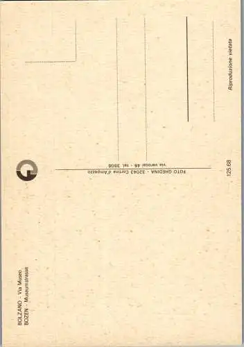 58525 - Italien - Bozen , Bolzano , Via Museo , Museumsstrasse - nicht gelaufen
