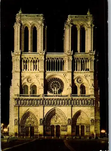 58542 - Frankreich - Paris , Cathedral Notre Dame , la nuit - nicht gelaufen