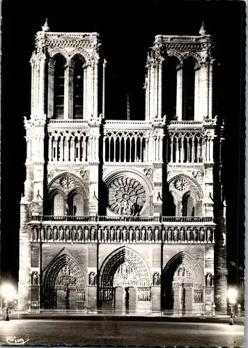 58550 - Frankreich - Paris , Notre Dame - nicht gelaufen