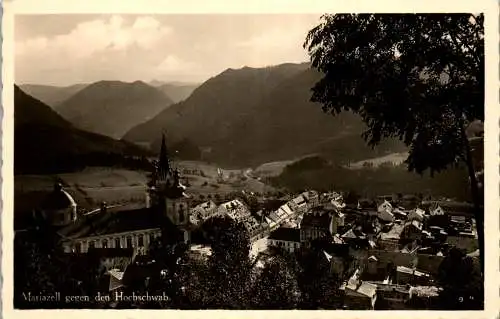 58567 - Steiermark - Mariazell , gegen Hochschwab - gelaufen 1953