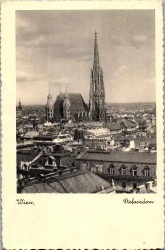 58571 - Wien - Stephansdom , View , Feldpost - gelaufen 1943