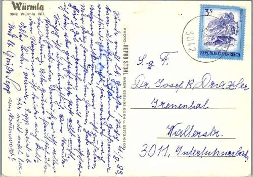 58592 - Niederösterreich - Würmla , Mehrbildkarte - gelaufen 1983