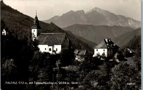 58596 - Steiermark - Palfau , mit Tamischbachturm - gelaufen 1954