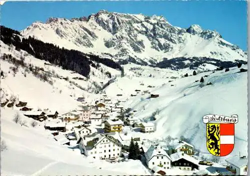 58597 - Salzburg - Dienten , am Hochkönig , Winter , Panorama - gelaufen 1969