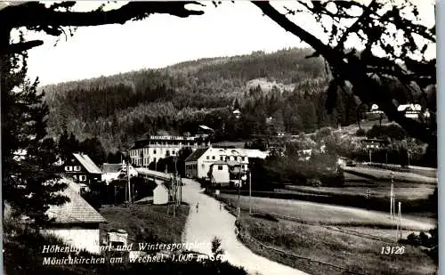 58599 - Niederösterreich - Mönichkirchen , am Wechsel , Panorama - gelaufen 1960