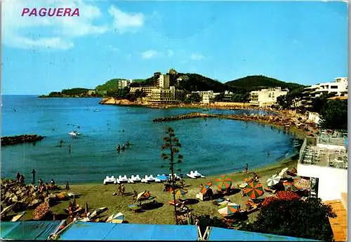 58611 - Spanien - Mallorca , Paguera , Panorama - gelaufen 1986