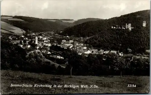 58614 - Niederösterreich - Kirchschlag , in der Buckligen Welt , Panorama - nicht gelaufen