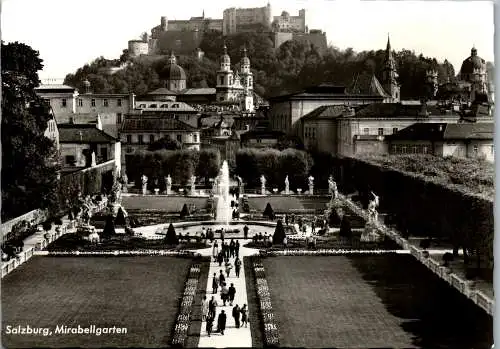 58620 - Salzburg - Salzburg , Mirabellgarten - gelaufen 1965