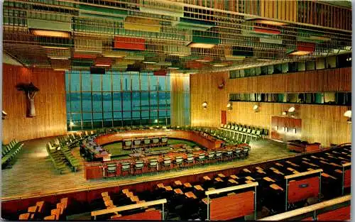 58633 - USA - New York , Trusteeship Council Chamber , United Nations - gelaufen 1965