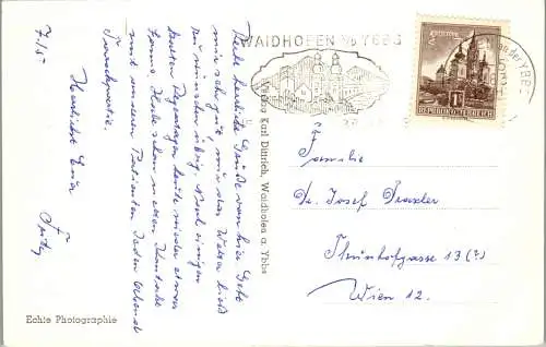 58637 - Niederösterreich - Waidhofen an der Ybbs , Buchenbergheim - gelaufen 1963