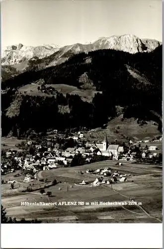 58638 - Steiermark - Aflenz , mit Hochschwab , Panorama - gelaufen 1962