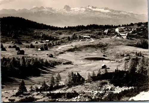 58642 - Steiermark - Tauplitzalm , gegen Dachstein - gelaufen 1966