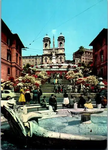 58649 - Italien - Rom , Trinita die Monti - gelaufen 1960