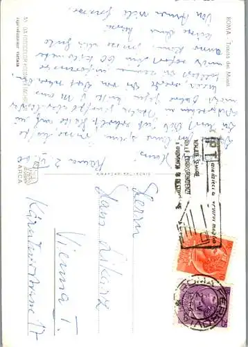 58649 - Italien - Rom , Trinita die Monti - gelaufen 1960