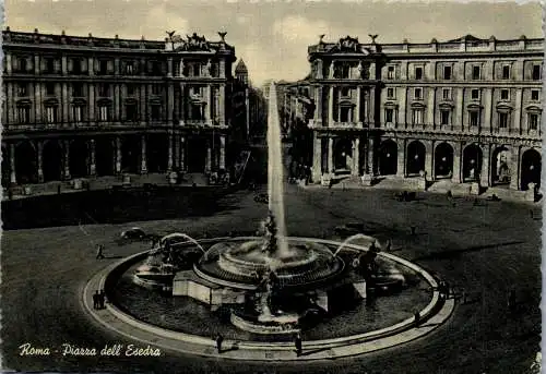 58652 - Italien - Rom , Piazza dell Esedra - nicht gelaufen