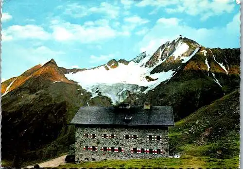 58671 - Tirol - Ötztal , Martin Busch Hütte gegen Mutmalspitze - gelaufen 1968