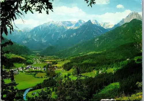 58675 - Oberösterreich - Hinterstoder , mit Hochkasten und Spitzmauer - gelaufen 1978