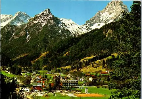 58678 - Oberösterreich - Hinterstoder , mit der Spitzmauer - gelaufen 1975